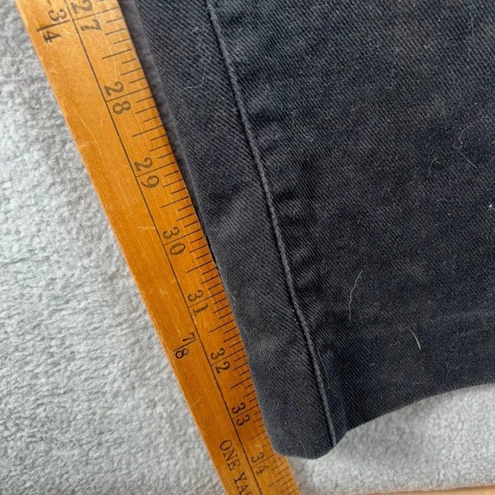 Banana Republic corduroy Pants Mens 36L Black Solid Straight Leg Cotton